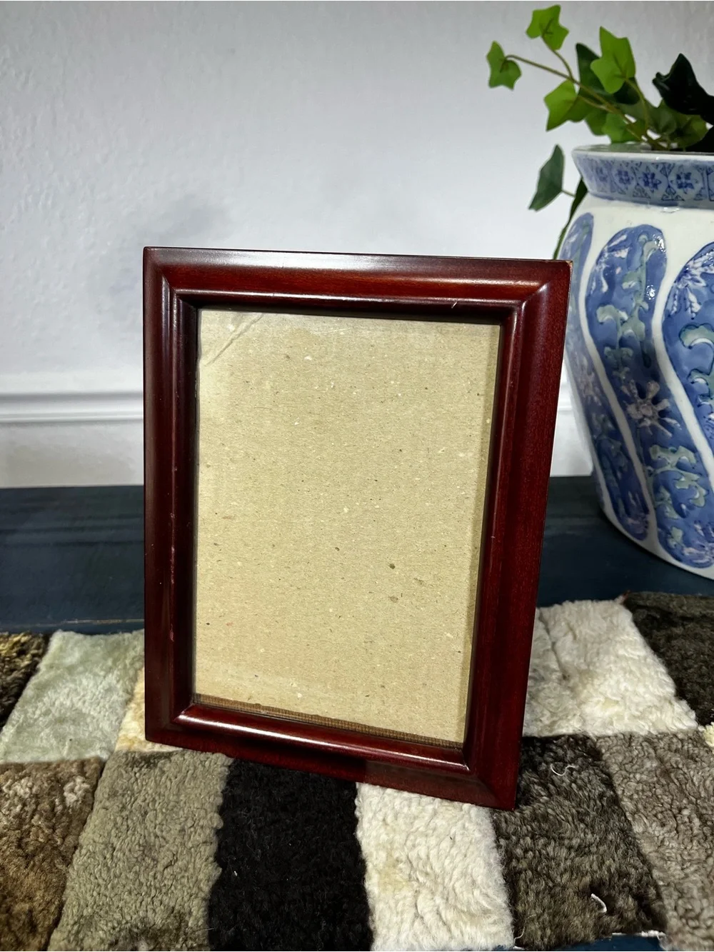 Wooden Photo Frame, made in Thailand free with Purchase